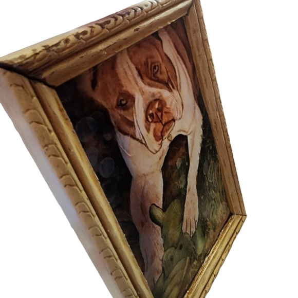 Mini art in antique frame apex 4 by 6 inches - Picture 4 of 5